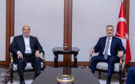 Dışişleri Bakanı Fidan, Hamas heyetiyle görüştü