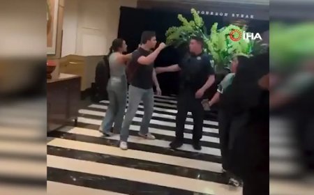 ABD'de protestoculardan Netanyahu'nun yemek yediği otele baskın